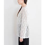 シアーネック総レースカットソー | rps | 詳細画像18 