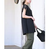 レース袖カットチュニック | rps | 詳細画像19 