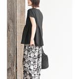 異素材切替ペプラムＴシャツ | rps | 詳細画像11 