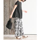 異素材切替ペプラムＴシャツ | rps | 詳細画像13 