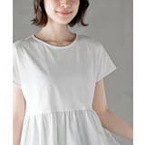 異素材切替ペプラムＴシャツ | rps | 詳細画像23 