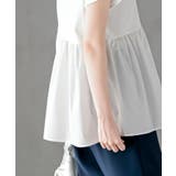 異素材切替ペプラムＴシャツ | rps | 詳細画像26 
