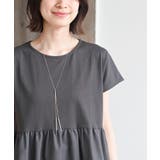 異素材切替ペプラムＴシャツ | rps | 詳細画像6 