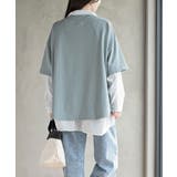 ミニ裏毛ルーズハイネックドルマンプルオーバー | rps | 詳細画像30 