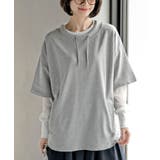 杢グレー | ミニ裏毛ルーズハイネックドルマンプルオーバー | rps