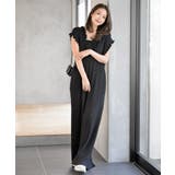 レースアッププリーツオールインワン | rps | 詳細画像10 