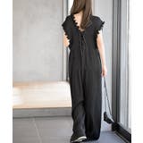 レースアッププリーツオールインワン | rps | 詳細画像12 