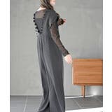 レースアッププリーツオールインワン | rps | 詳細画像3 