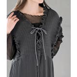 レースアッププリーツオールインワン | rps | 詳細画像6 