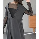 レースアッププリーツオールインワン | rps | 詳細画像8 