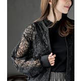 コード刺繍シアーブルゾン | rps | 詳細画像6 