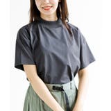 CHACグレー | ドライタッチリブネックT | rps