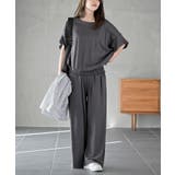 CHACグレー | ドルマンプルオーバー+ワイドパンツセットアップ | rps