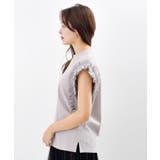 フリルスリーブリブＴシャツ | rps | 詳細画像26 