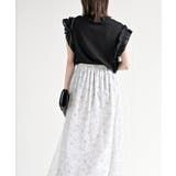 フリルスリーブリブＴシャツ | rps | 詳細画像4 