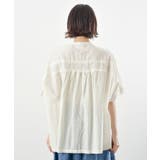 裾刺繍バンドカラードルマンブラウス | rps | 詳細画像19
