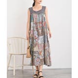 グレー | パッチワークワンピース | rps