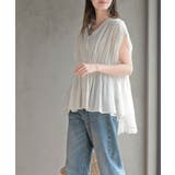 ゴムシャーリングブラウス | rps | 詳細画像3 