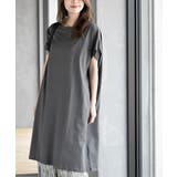 CHACグレー | コットンワイドカットワンピース | rps