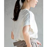 フレンチスリーブワイドコットンＴ | rps | 詳細画像33 