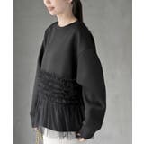 チュールドッキングダンボールプルオーバー | rps | 詳細画像33 