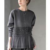 CHACグレー | チュールドッキングダンボールプルオーバー | rps