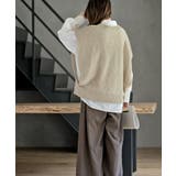 スラブニットベスト | rps | 詳細画像12 