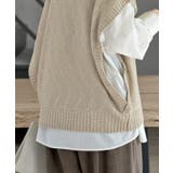 スラブニットベスト | rps | 詳細画像17 