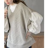 スラブニットベスト | rps | 詳細画像23 