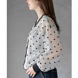 フロッキードットシアーカーディガン | rps | 詳細画像16