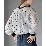 フロッキードットシアーカーディガン | rps | 詳細画像17