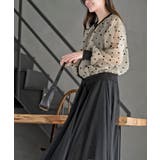 フロッキードットシアーカーディガン | rps | 詳細画像20