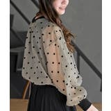 フロッキードットシアーカーディガン | rps | 詳細画像26