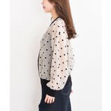 フロッキードットシアーカーディガン | rps | 詳細画像27