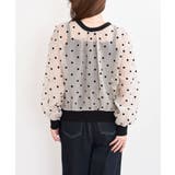 フロッキードットシアーカーディガン | rps | 詳細画像28