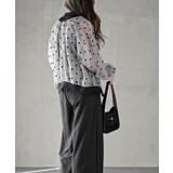 フロッキードットシアーカーディガン | rps | 詳細画像4