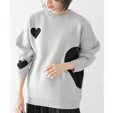 ハートジャガードワイドニットプルオーバー | rps | 詳細画像1 