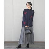 ハートジャガードワイドニットプルオーバー | rps | 詳細画像10 