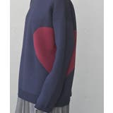 ハートジャガードワイドニットプルオーバー | rps | 詳細画像17 