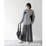 ハートジャガードワイドニットプルオーバー | rps | 詳細画像18 