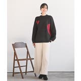 ハートジャガードワイドニットプルオーバー | rps | 詳細画像2 