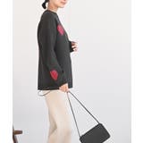 ハートジャガードワイドニットプルオーバー | rps | 詳細画像3 