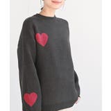 ハートジャガードワイドニットプルオーバー | rps | 詳細画像6 