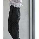フロッキードットテーパードパンツ | rps | 詳細画像23 