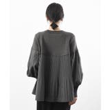 Ａラインプリーツ切替ニットプルオーバー | rps | 詳細画像18 