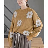 フラワーシャギーニットプルオーバー | rps | 詳細画像1