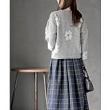 フラワーシャギーニットプルオーバー | rps | 詳細画像12