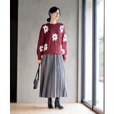 フラワーシャギーニットプルオーバー | rps | 詳細画像26