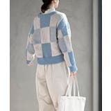 ブロック配色柄ニットプルオーバー | rps | 詳細画像12 