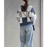 ブロック配色柄ニットプルオーバー | rps | 詳細画像20 